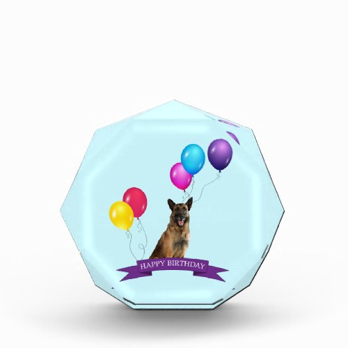 German Shepherd Dog Happy Birthday Award