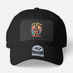 German Shepherd Dog Happy Birthday Party Shep Clot 47 Brand Hat