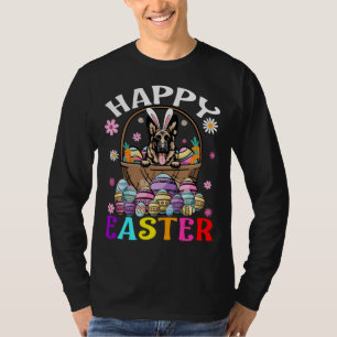 German Shepherd Dog Happy Easter Bunny Eggs Easter T-Shirt