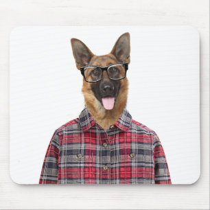 German Shepherd Dog Humor Mouse Pad
