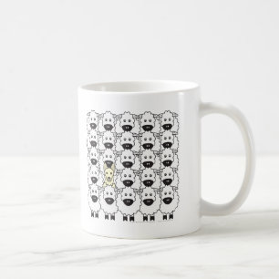 German Shepherd Dog in the Sheep Coffee Mug
