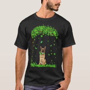 German Shepherd Dog Irish Green Shamrock C St Patr T-Shirt