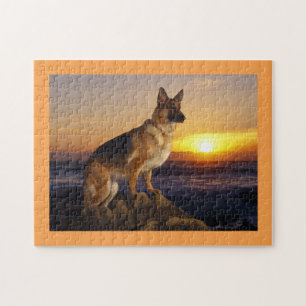 German shepherd dog jigsaw puzzle