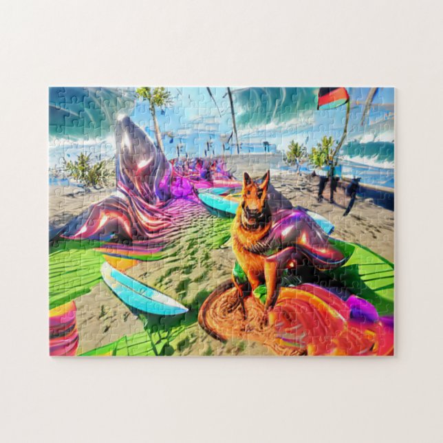 German Shepherd Dog Jigsaw Puzzle (Horizontal)