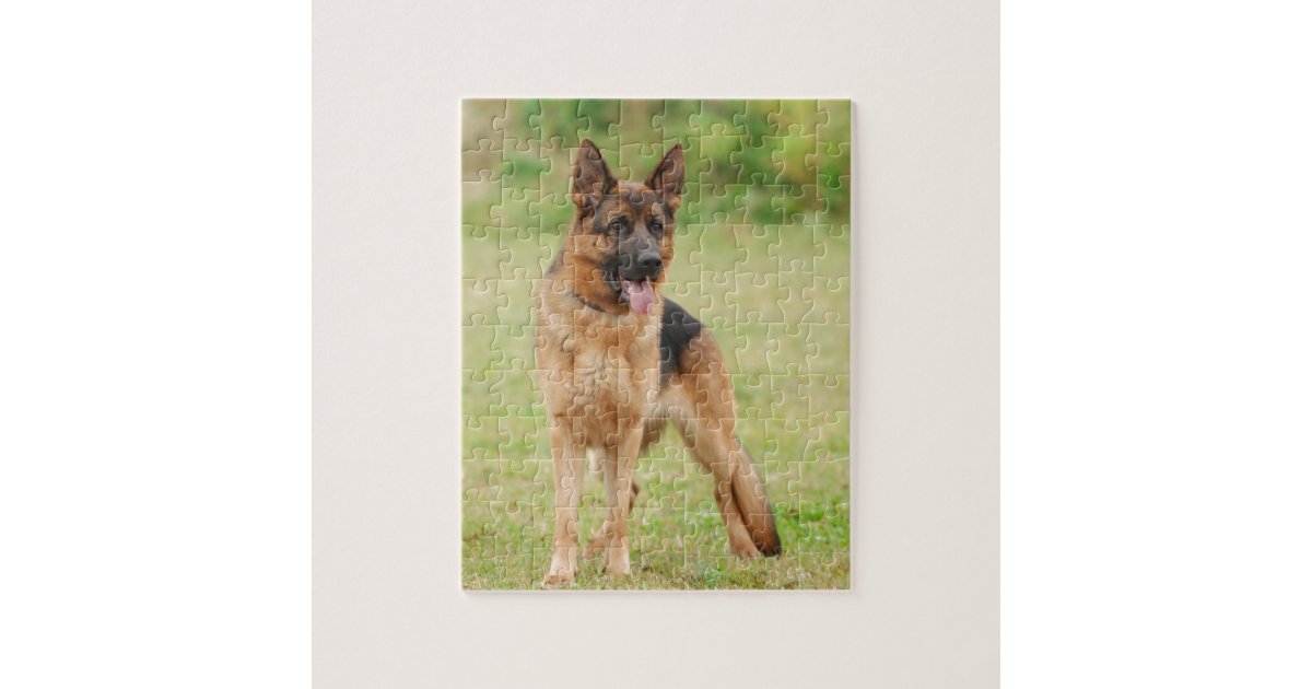 German Shepherd Jigsaw Puzzle, German Shepherd Gifts, Dog Puzzle