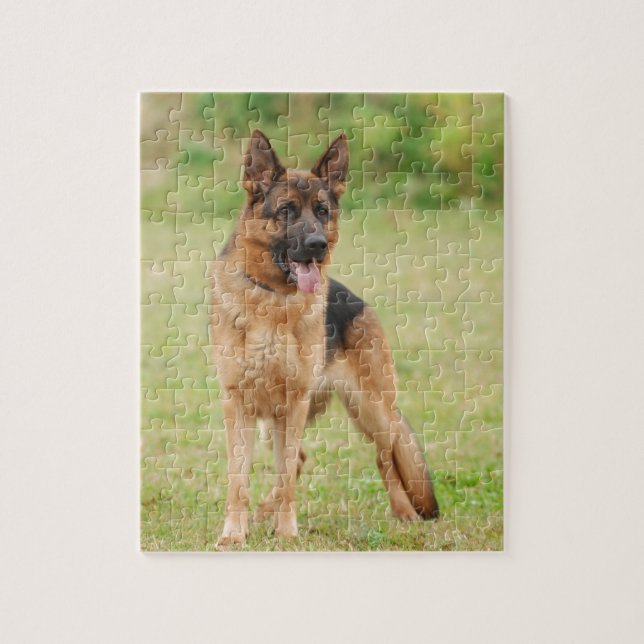 German shepherd dog jigsaw puzzle (Vertical)