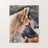 Odog German Shepherd Winter Day Snow 38 Jigsaw Puzzle by Peek