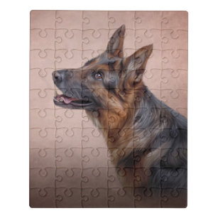 CVPuzzles German Shepherd Puppies 504 Piece Jigsaw Puzzle 16 X 20