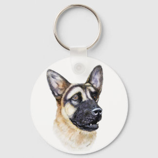 German Shepherd Dog Keychain