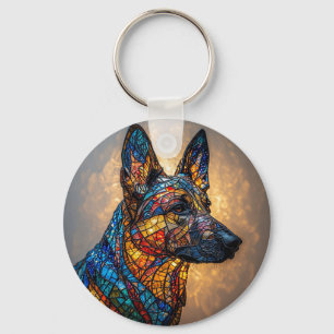 German Shepherd Dog Keychain