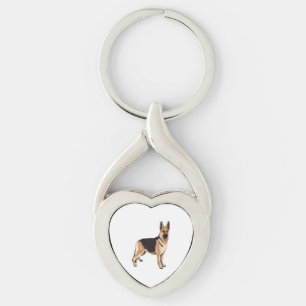 German shepherd dog  keychain