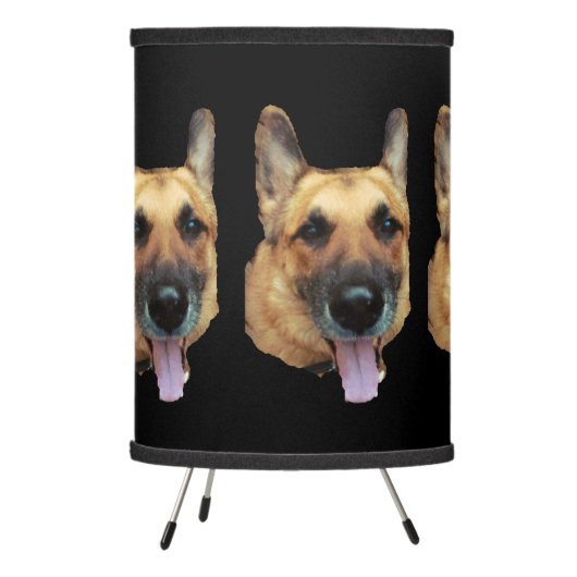 GERMAN SHEPHERD DOG lamp shade (Left)