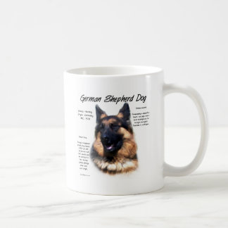 German Shepherd Dog (longhair) History Design Coffee Mug