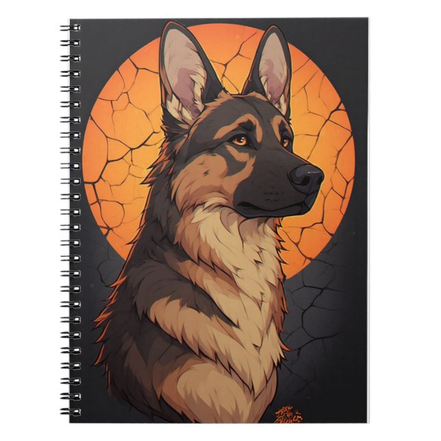 🐾 German Shepherd Dog Lover Accessories 🐾 Notebook (Front)