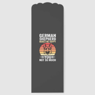 German Shepherd Dog Lover Funny Retro Bookmarks