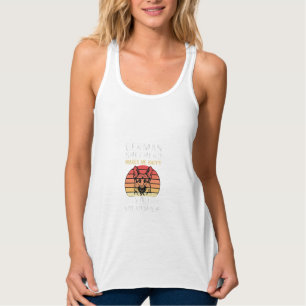 German Shepherd Dog Lover Funny Retro Tank Top