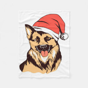 German Shepherd Dog Lover Gift, Best GSD Owner Fleece Blanket