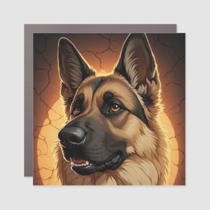 🐾 German Shepherd Dog Lover Gift Ideas 🐾 Car Magnet