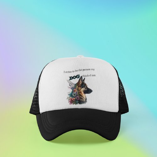 German Shepherd Dog Lover Trucker Hat