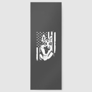 German Shepherd Dog Lover USA American Flag   Bookmarks