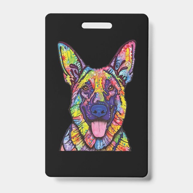 German Shepherd Dog Lovers Badge (Front)