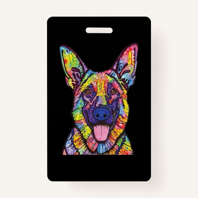 German Shepherd Dog Lovers Badge (Front)