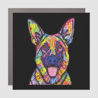 German Shepherd Dog Lovers Car Magnet