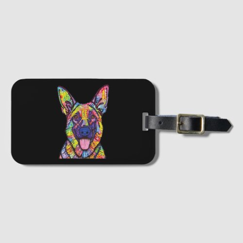 German Shepherd Dog Lovers Luggage Tag