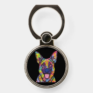 German Shepherd Dog Lovers Phone Ring Stand