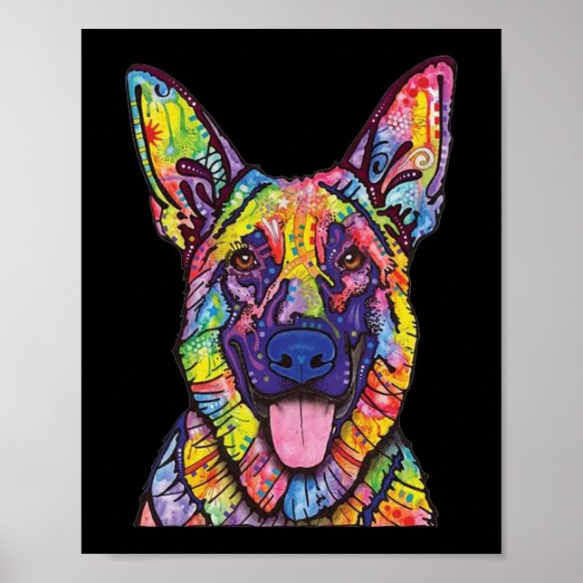 German Shepherd Dog Lovers Poster (Front)