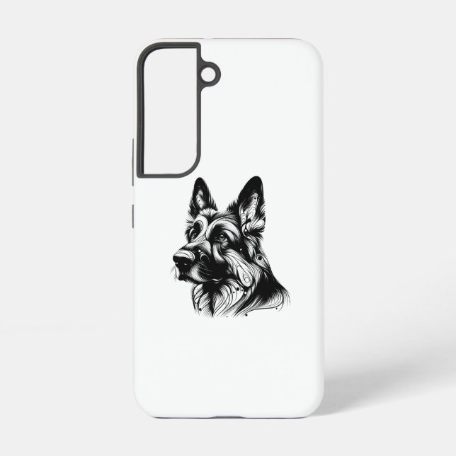 German Shepherd - Dog Lovers Samsung Galaxy Case (Back)