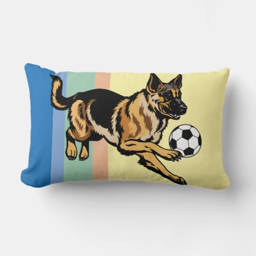 german shepherd dog lumbar pillow