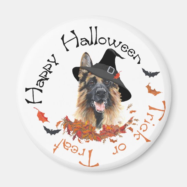 German Shepherd Dog Magnet (Front)
