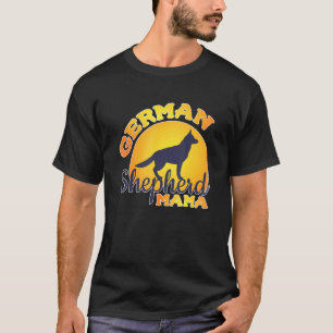 German Shepherd Dog Mama Pet Shephard Dog Mom T-Shirt