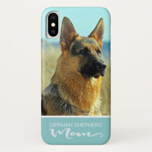 German Shepherd Dog Mom Add Your Dog Photo iPhone X Case