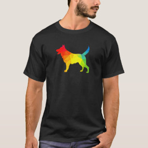 German Shepherd Dog Mom Watercolor T-Shirt