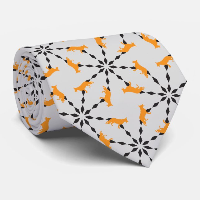 German Shepherd Dog Neck Tie (Rolled)