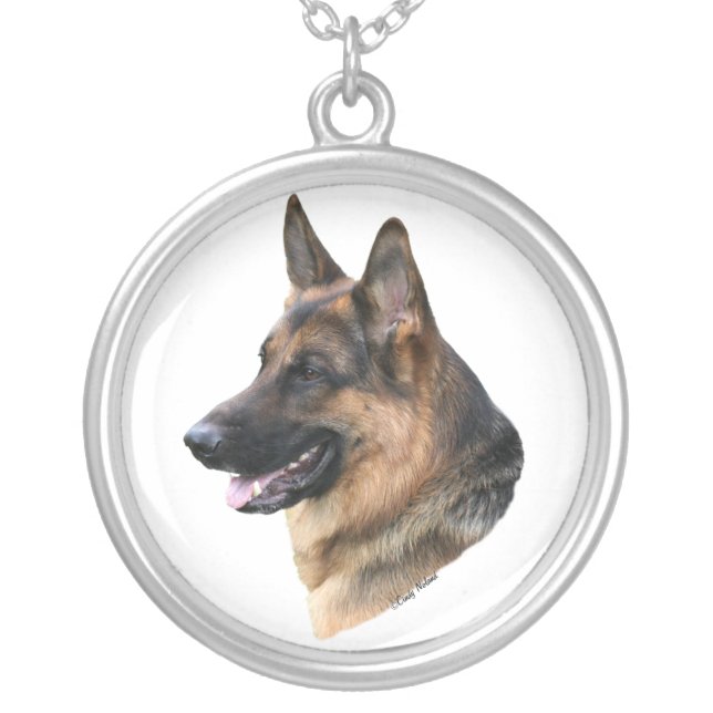 German Shepherd Dog necklace (Front)
