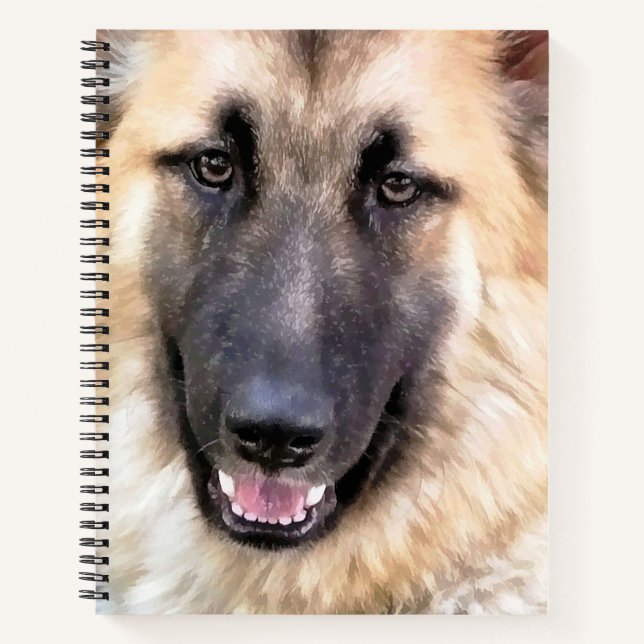 GERMAN SHEPHERD DOG NOTEBOOK (Front)