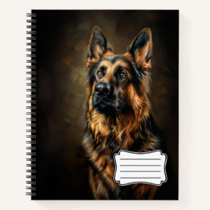 German Shepherd dog Notebook