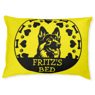 German Shepherd Dog Owner Pet Bed