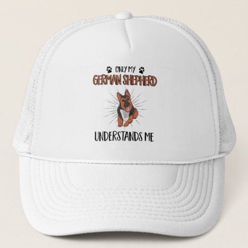 German Shepherd Dog Owner Police Dog Trucker Hat