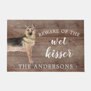 German Shepherd Dog Personalized Door Mat
