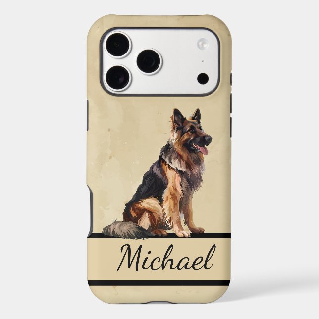 German  Shepherd Dog Pet Animal  Customize  iPhone Case (Back)