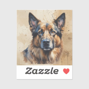 German Shepherd Dog Pet Animal Sticker