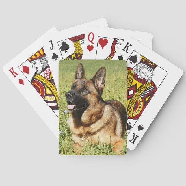 German Shepherd Dog Poker Cards (Back)