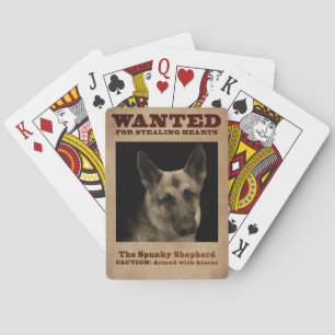 German Shepherd Dog Poker Cards