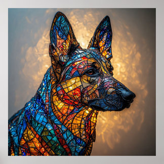 German Shepherd Dog Poster