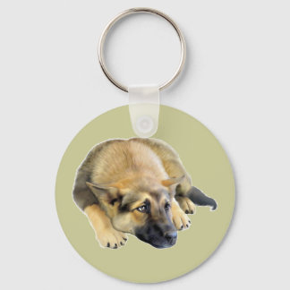 German Shepherd Dog Puppy Keychain