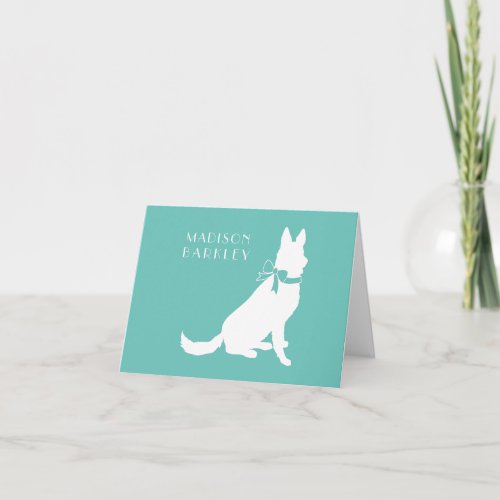 German Shepherd Dog Puppy Note Card